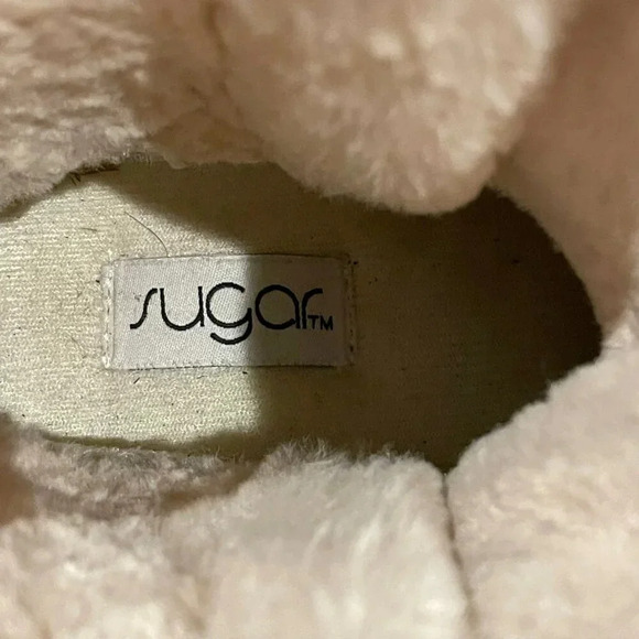 Girls Faux Fur Winter Boots Size 1M — Cozy Tan Pull-On Boots (Sugar) - Picture 5 of 8